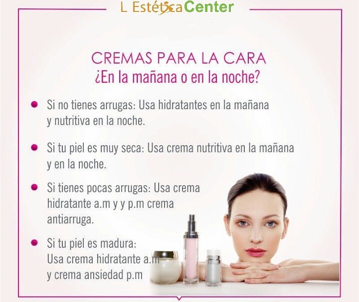 LESTETICACENTER's tweet photo. ¿No sabes como usar las cremas en tu rostro?
#lesteticacenter visitanos en el 👉 CC La guadalupe  #valencia y consiente tu cuerpo es el único que tienes! 📞llama 0241-8263310

#estetica #spa #relajacion #relax #tratamiento #cosmetologia #nutricion #valencia #valenciavnzla https://t.co/C1hoP7VhJr