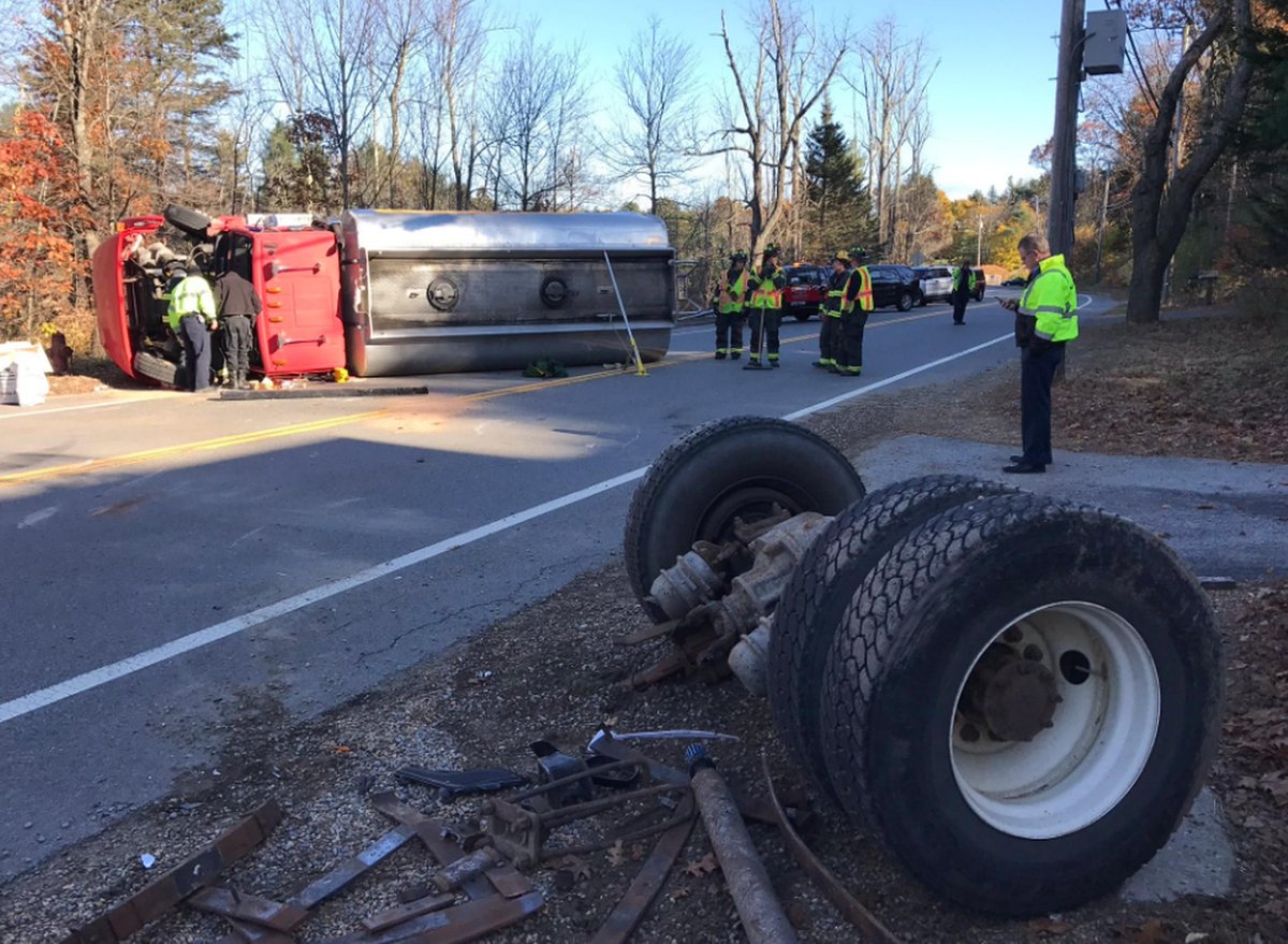 Telegram & Gazette on Twitter "Latest Route 122 in Paxton remains