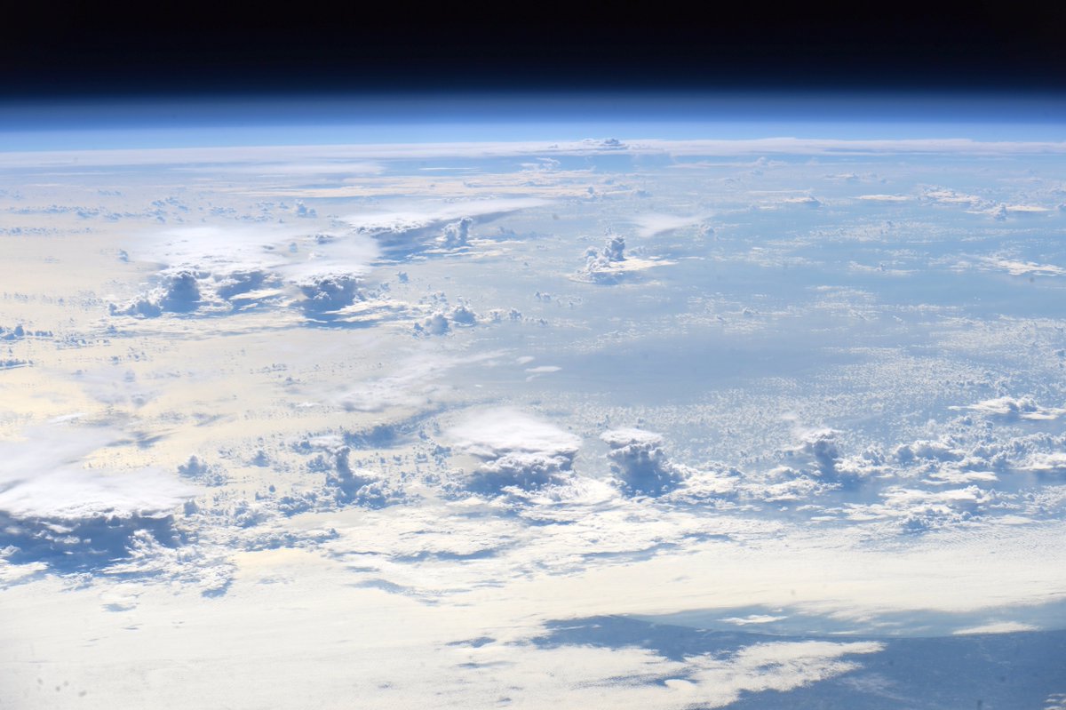 Astro_Sabot's tweet photo. Here we go!  Always remember, there is blue sky above those clouds, no matter how much shadow they create beneath them.  #MondayMotivation https://t.co/9QVqupmKhn