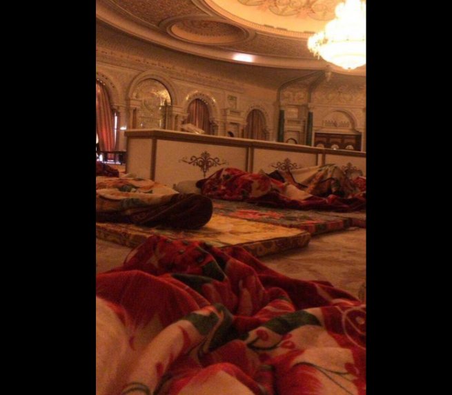 (64) On 11/4/17 with King Salman's blessing, the Crown Prince set in motion the arrest of his predecessor Alwaleed and multiple other officials, who are now guests of the Ritz Carlton, sleeping on thin mattresses there.