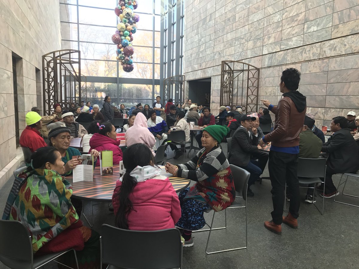 joslynartmuseum's tweet photo. Today we were delighted to welcome many members from #Omaha's Intercultural Senior Center – many on their first visit to the Museum! https://t.co/6ueZFCdw05