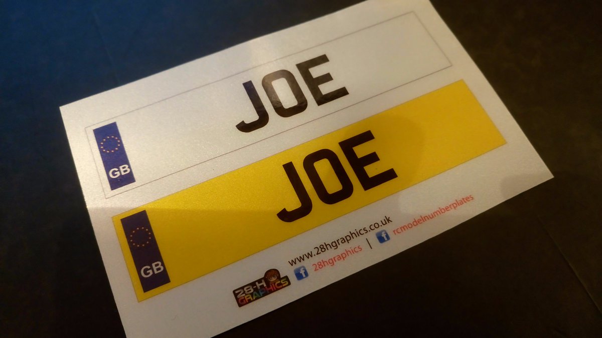 28hgraphics's tweet image. More 5th scale number plates proving popular as always!
