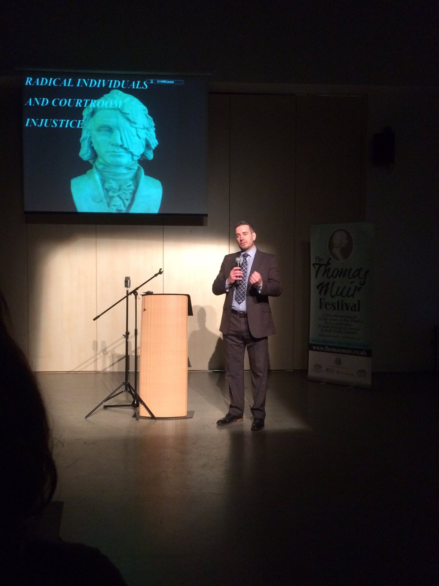KHSArtDesign's tweet photo. Pupils @KirkintillochHS were encouraged to learn more about local history by our fantastic guest speakers. #TMF2017 @ThomMuirFes https://t.co/rmgQnaK3d3