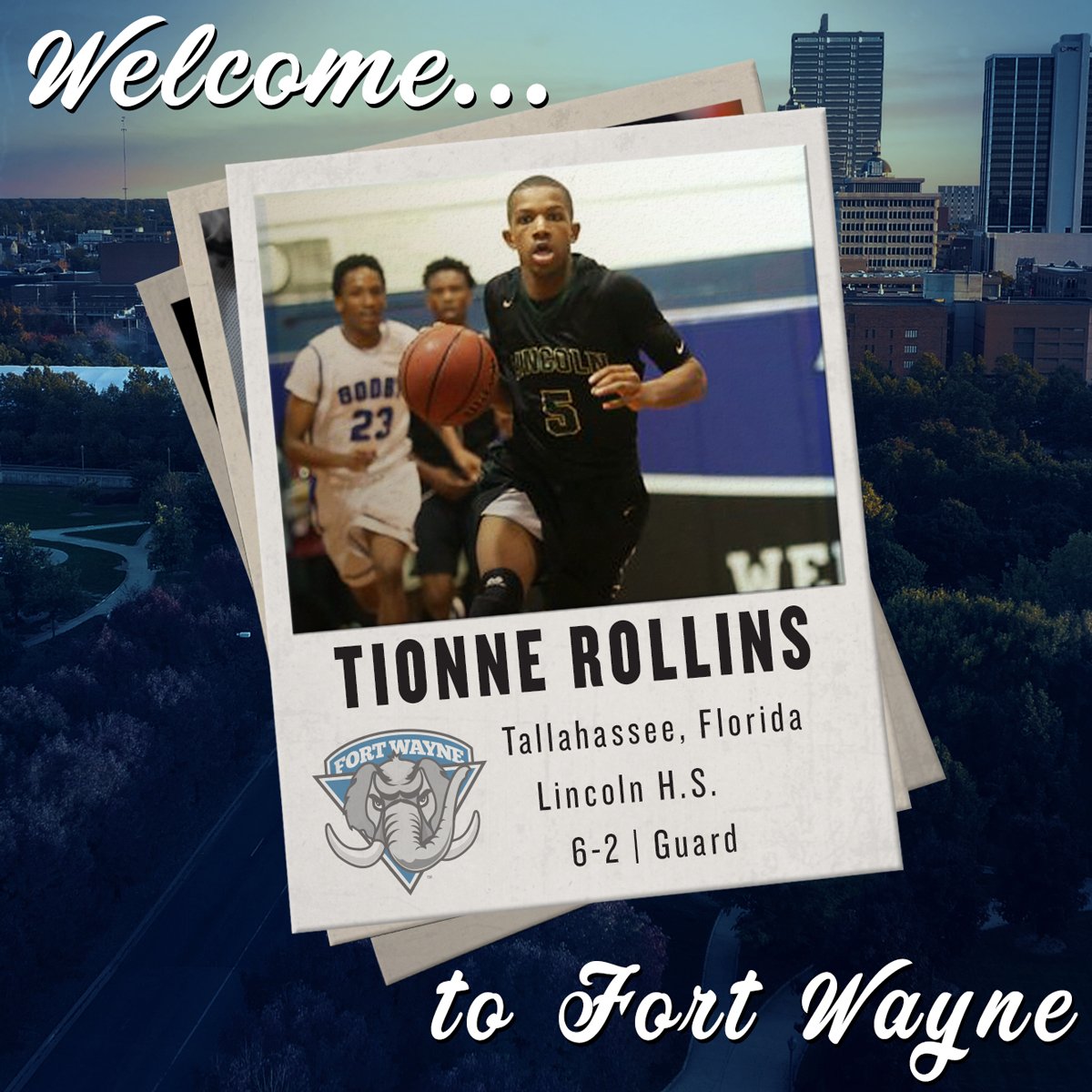MastodonMBB's tweet photo. Please welcome Tionne Rollins! He signed an NLI this morning to join the 'Dons next year! #SigningDay https://t.co/3cKXPKhrDC