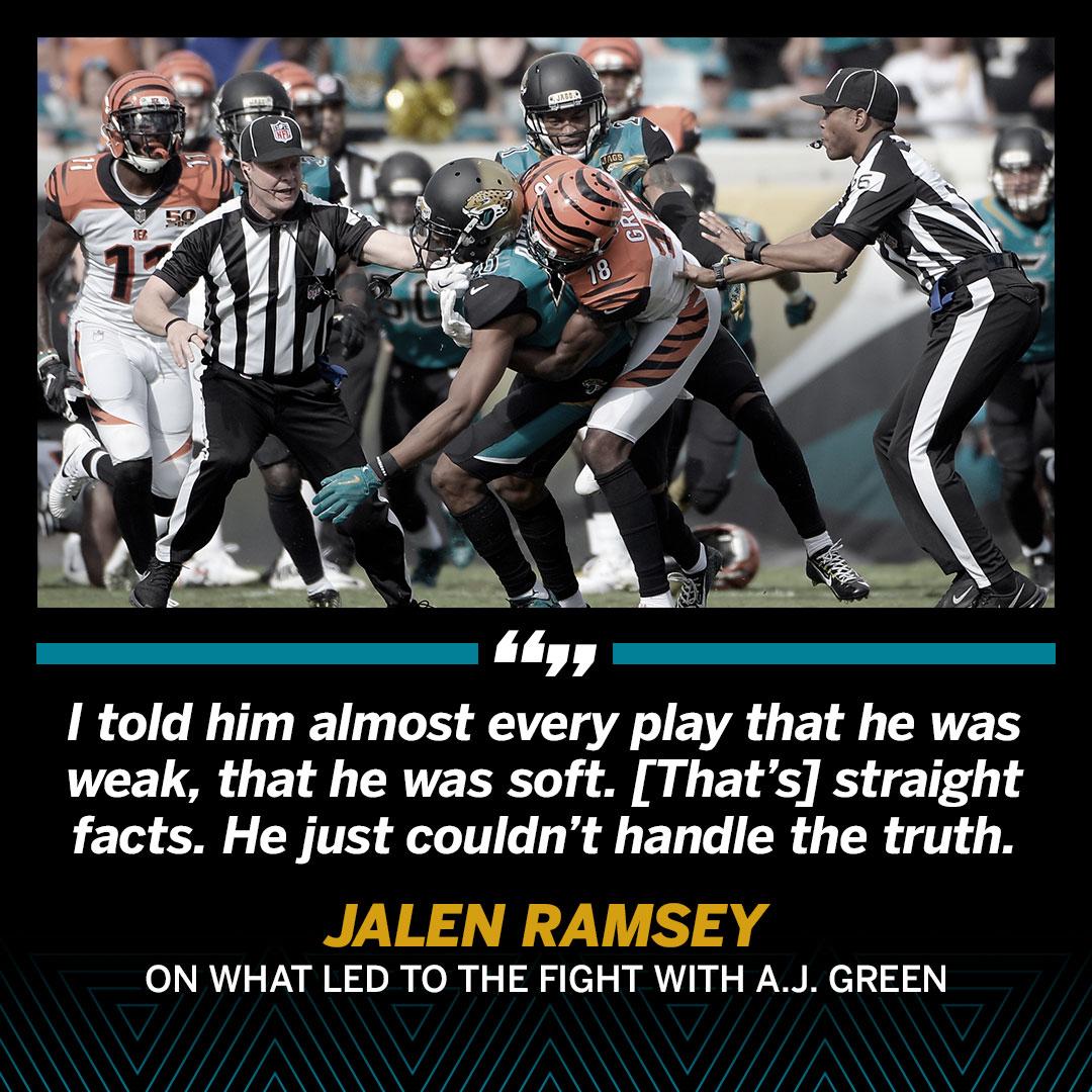 SportsCenter's tweet photo. Jalen Ramsey said he was only speaking facts... https://t.co/6MscDou9Ja