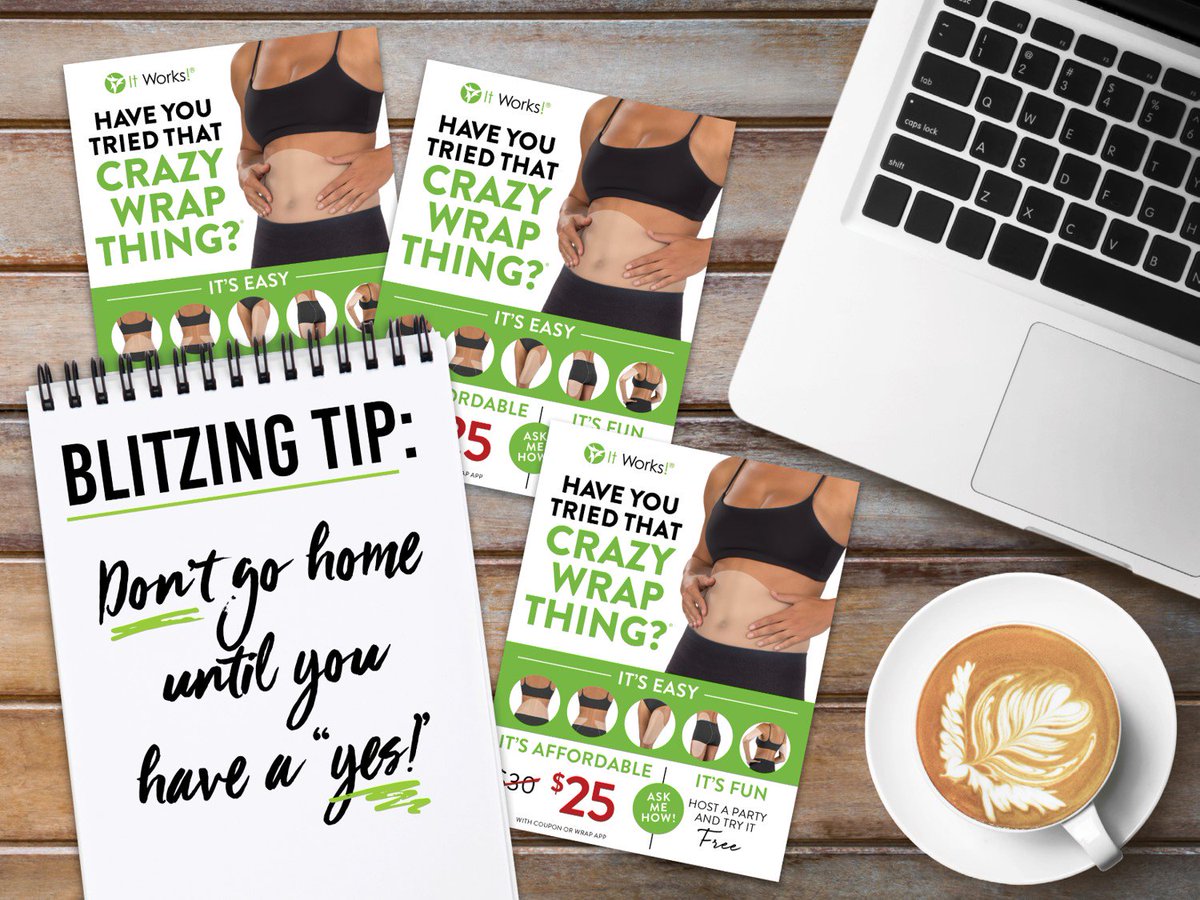 ItWorksGlobal's tweet photo. Each "NO" brings you closer to a "YES" that could be your next #WrapStar! #BlitzWrapRepeat https://t.co/IwewsiBNpp