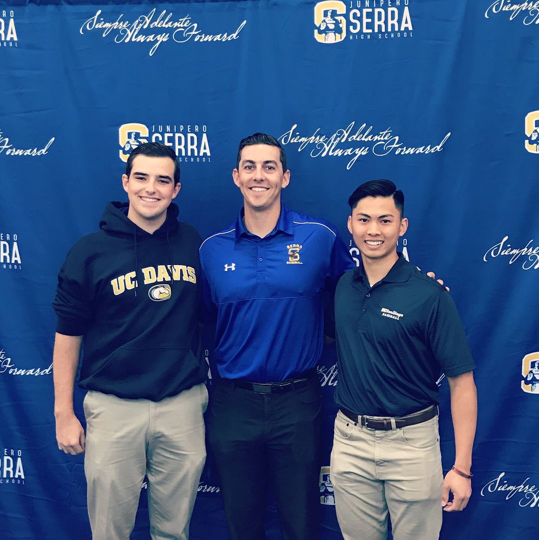 ConcordiaMCAA's tweet photo. Coach Sean McMillan, current MCAA student, getting to celebrate with some of his players who signed #nationallettersofintent! A Proud moment for any coach! #proudcoaches #coachingwithcharacter https://t.co/dkHwDW6n08