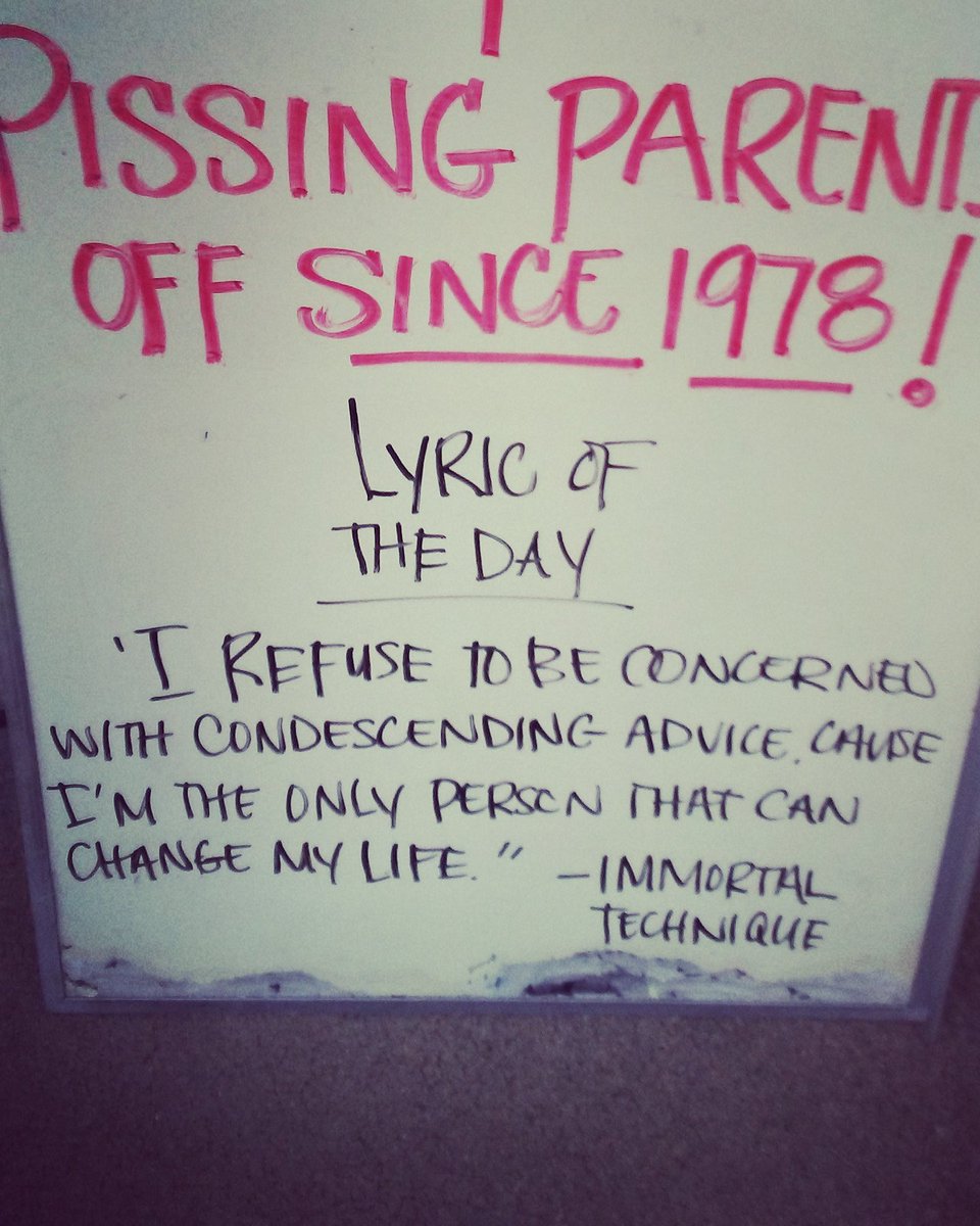 IndyRecords1978's tweet photo. #quoteoftheday #immortaltechnique sound advice #hiphoplyrics https://t.co/hL7xiobgQh