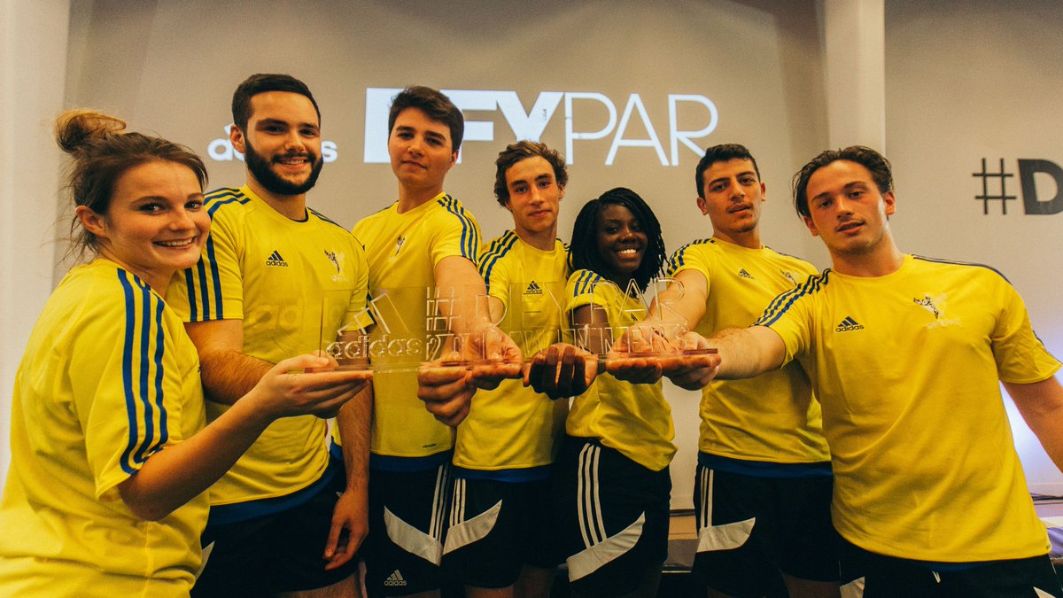 adidasFR's tweet photo. Paris a trouvé ses nouveaux champions 👑
La team Phoenix remporte la finale du #DFYPAR 🏆
#HereToCreate https://t.co/OqmUqks0QI