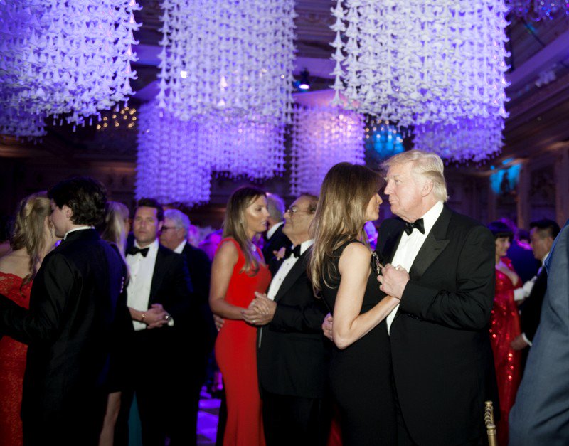 (69) So on this especially delicious day I sit back and reflect on the wonder of the Trump presidency. This wonderful photo was taken on new year's eve last year.