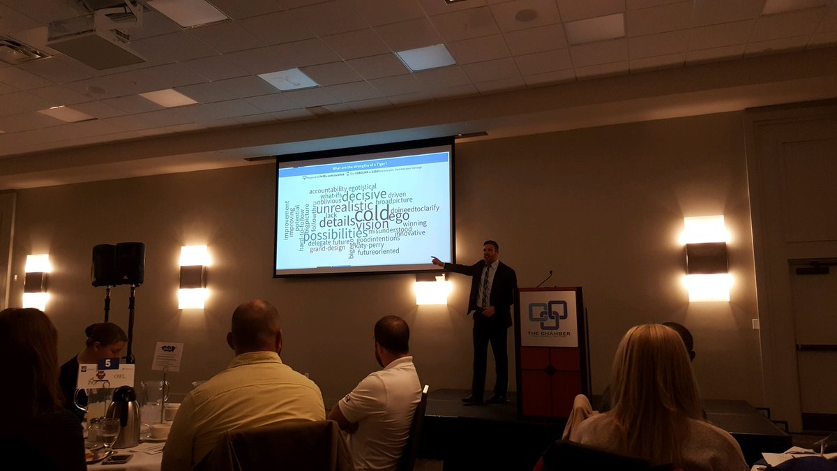 johnsmit14's tweet photo. Had a wonderful opportunity today to present at @FMWFChamber #fmwftraining on communication styles! So fun to see the interaction between everyone https://t.co/wVMoAsqKPx