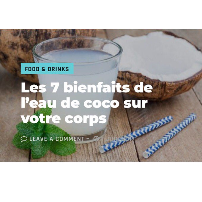 sohealthy_fr's tweet photo. L’eau de coco est 100% naturelle. Elle est peu sucrée et peu calorique. 
Elle aide à la perdre de poids.
https://t.co/L5AxeixqEN https://t.co/wplGyNMfZp