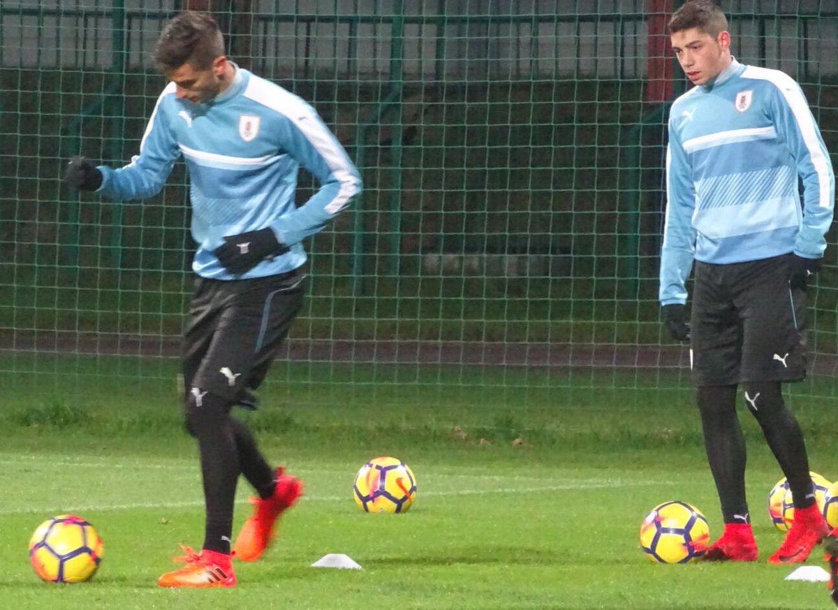 Warriors Of Uruguay On Twitter Rodrigo Bentancur And Federico Valverde In Training Today Too Much Talent In One Picture