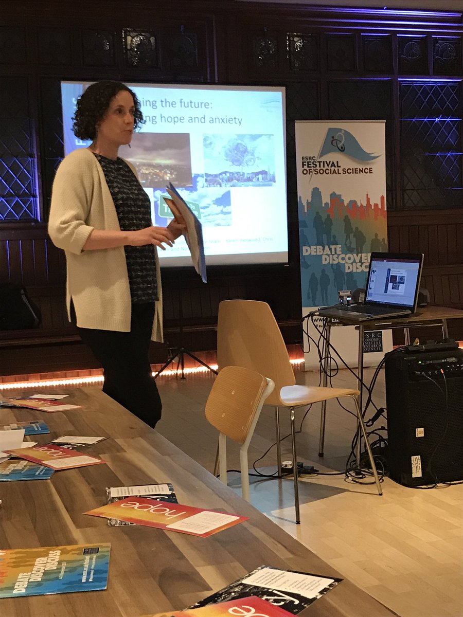 EnergyBiography's tweet photo. The FLEXIS social science team discussing our work at @thegatearts as part of the ESRC social science festival tonight #esrcfestival #flexissocialscience https://t.co/LGKRkXNkdr