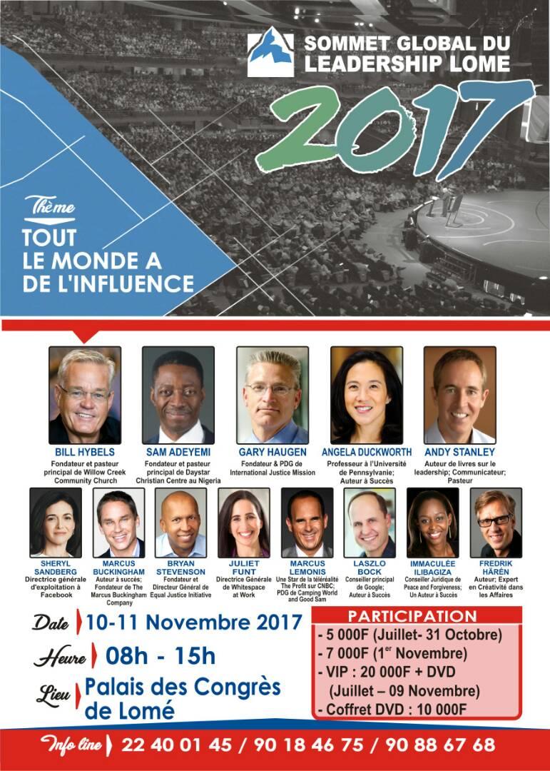 The Global Leadership Summit Togo coming up, don't miss this if you are in Togo #GLSTOGO @glstogo228 #Togo 
pour tous les dirigeants  
   Ne manquez pas ça