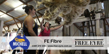 FreeEyreLtd's tweet photo. The team from #MichellDirect are always keen to talk you through your wool marketing options. Call 1300 470 655 #FreeEyreFibre https://t.co/rH0ry4Mxtd