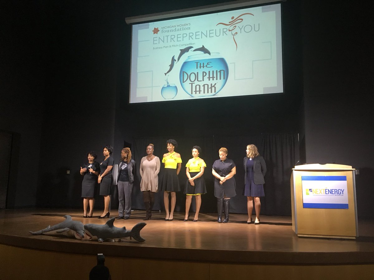 Inspired by the amazing #Detroit #women #entrepreneurs that pitched at tonight’s 2017 Dolphin Tank!  Thank you, <a href="/MiWomen/">Michigan Women Forward</a> &amp; <a href="/SpringboardEnt/">Springboard Enterprises</a> !