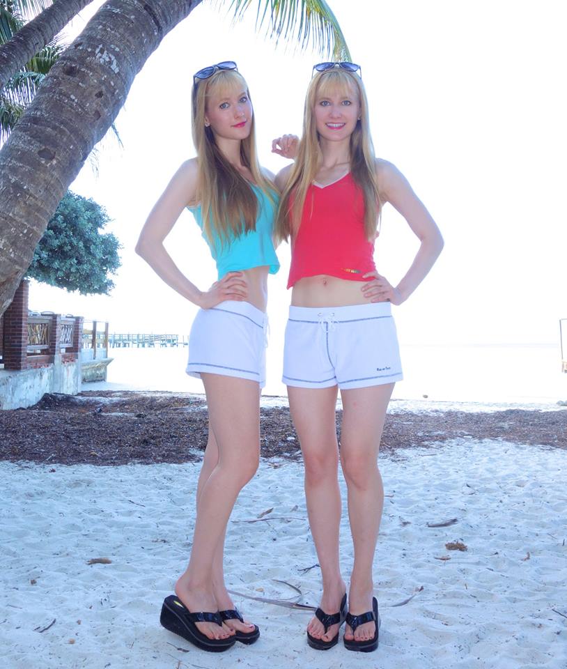 Where are The Harp twins when they become naked and how does it happen. 