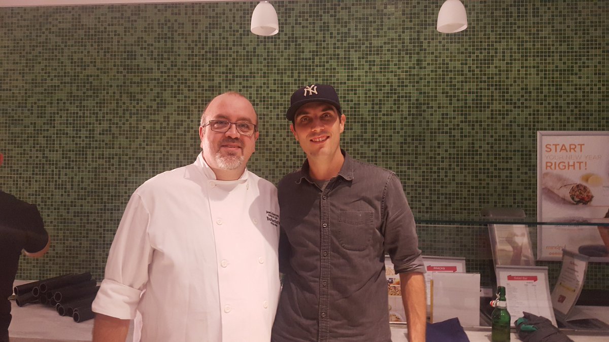 Tyler and me post service. <a href="/barberiansTO/">Barberians Steak TO</a>