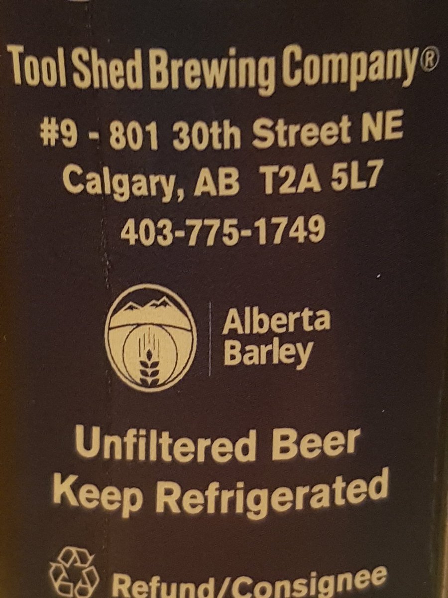 BrianABCS's tweet photo. Alberta beer made with Alberta barley! https://t.co/QuvHOfrTIE