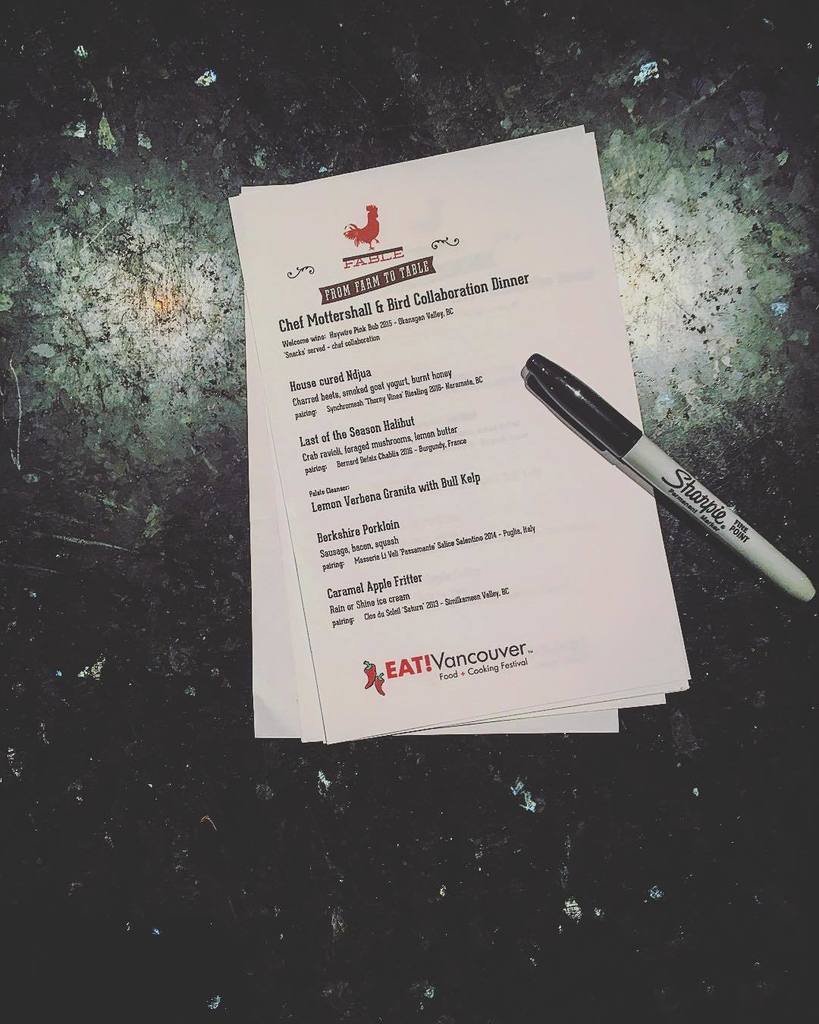 Finally got the menu with <a href="/fablekitchen/">Fable Kitchen</a> @83tbird locked down!
Stoked to be here with such a rad team and jam this out! 
#eatvancouver