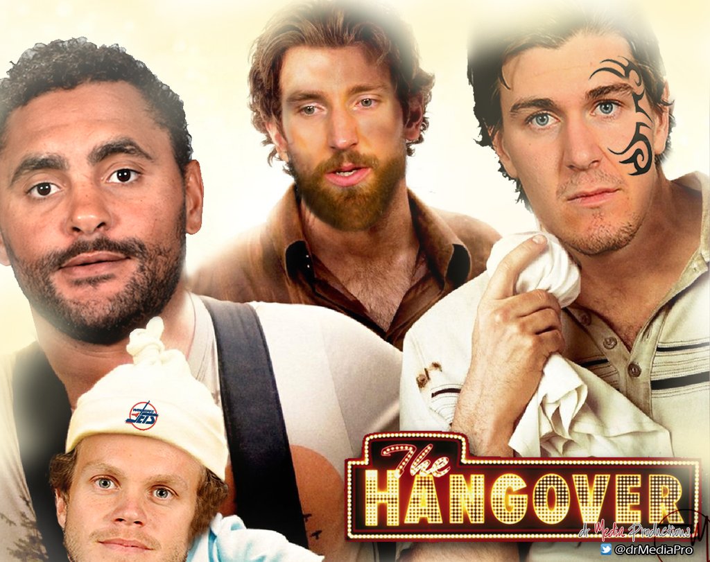 drMediaPro's tweet photo. Somewhere in Las Vegas...

"We just got here and we already lost Laine? PoMo is going to kill us!" 

#GoJetsGo https://t.co/DPXAREJlj7