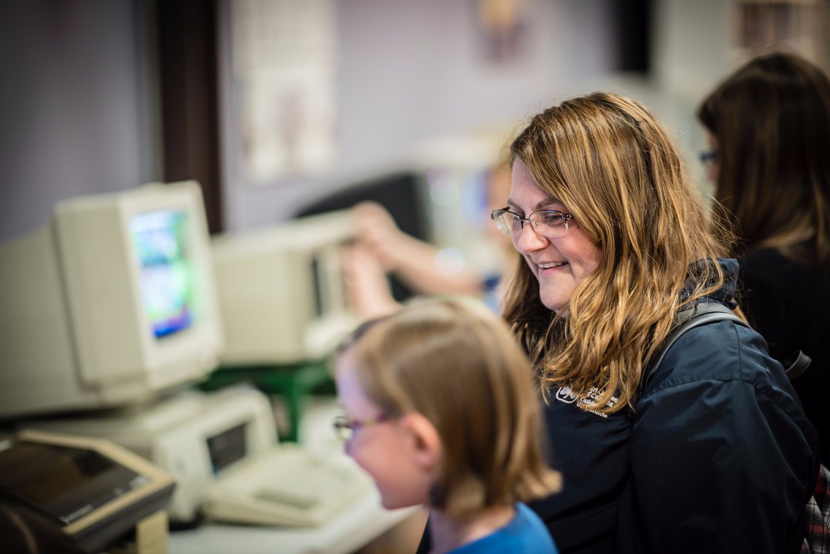 THEMUSEUM's tweet photo. Haven't checked out #INTERPLAY by the Personal Computer Museum yet? Visit THEMUSEUM in #DTK tonight for only $5 and interact with retro video games, computers &amp; electronics: https://t.co/F70pYgG8xC #PCMuseum #KWTech https://t.co/BWpeUSd7Uj