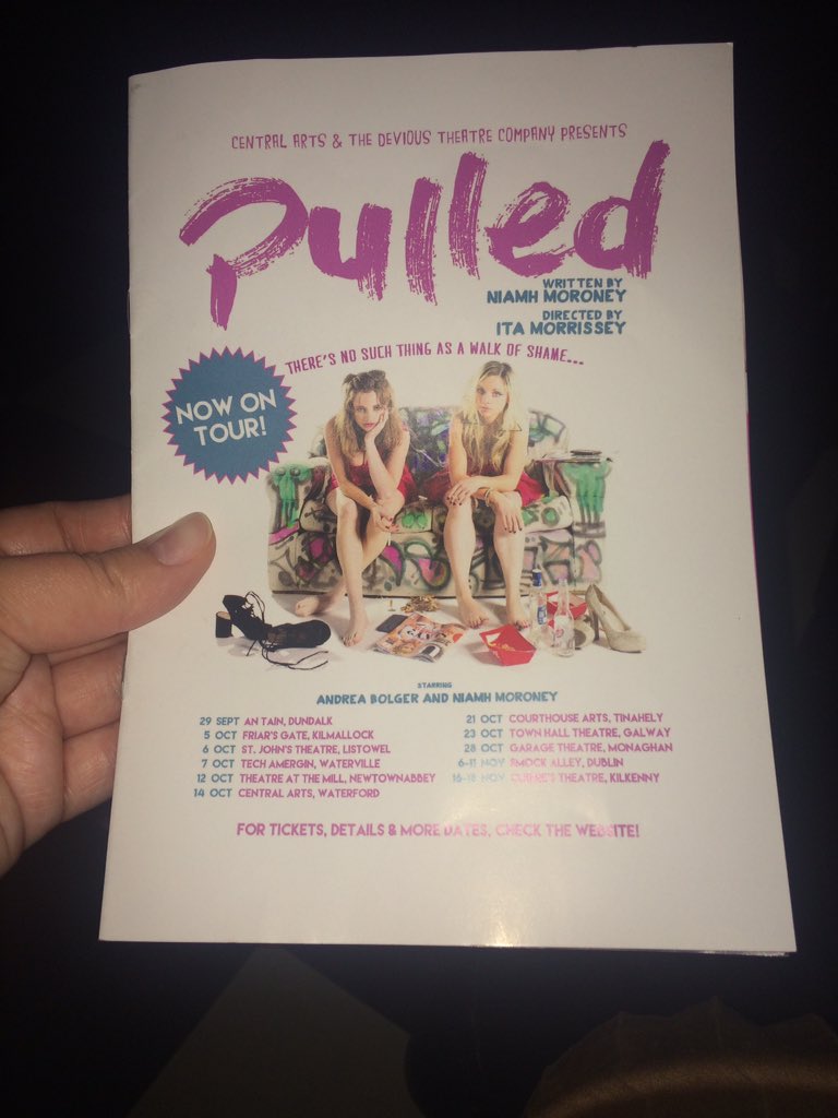 caoimherrr's tweet photo. I've just been to see @pulledtheplay in The Smock Alley and you should too!!! 
From the pen of a fellow Kilkenny woman too! https://t.co/RCxnkaQlGL
