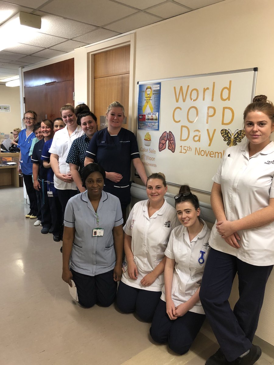 lthtr_team23's tweet photo. Ward 23 are getting ready to raise awareness for world COPD day 15th Nov 2017 cake sale @10am on the 5th Floor.#Meettheteam #worldcopdday https://t.co/o1vzmYRb0L