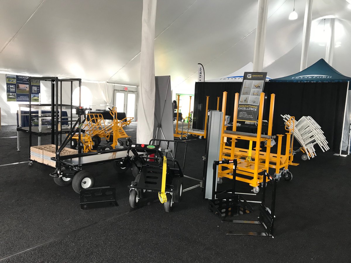 GraniteInd's tweet photo. Loving our time at the 2017 MATRA Tent Show! @MatraInfo #MATRA2017 #GetYourTentStakesInARack #StagesOnStages https://t.co/VLZowGNiE7