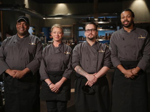 FoodNetwork's tweet photo. Four chefs are making appetizers with sour gummies and sausage on an all-new #Chopped, TONIGHT @ 9|8c! https://t.co/yaBQTWCfql