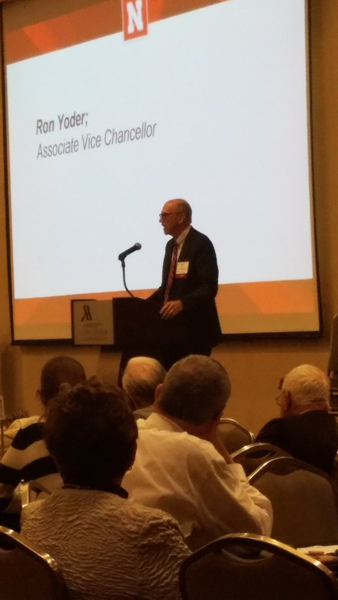 jessie_brophy's tweet photo. Wrapping up the conference @RonYoderUNL gives his insights on how #IANR is truly #growingNE #NUforNE https://t.co/7al4SkS7OD