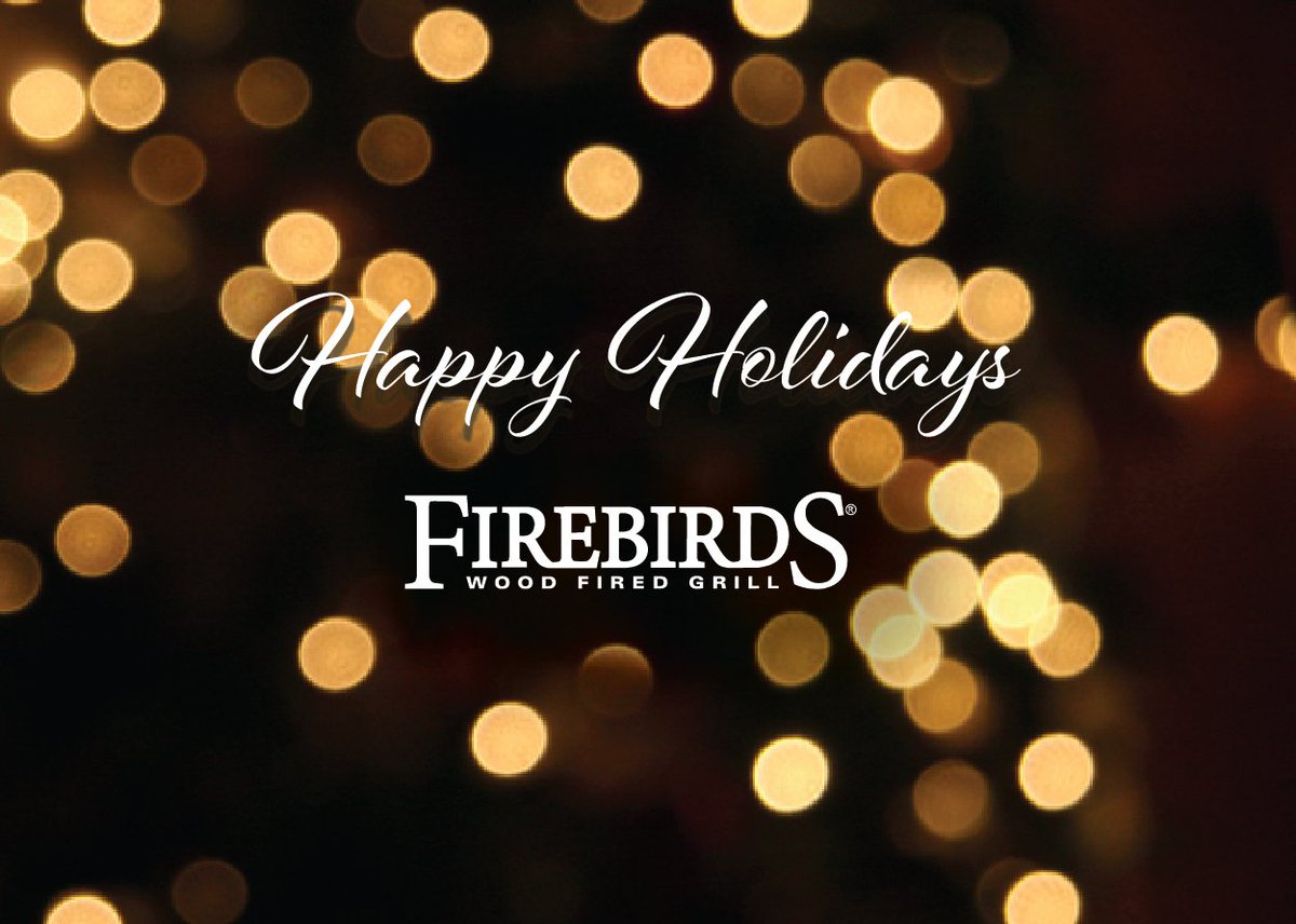 FirebirdsGrill's tweet photo. The Holiday Gift Card Promo is back! Get $20 in bonus cards with your $100 gift card purchase. https://t.co/R1LSPW9nNF https://t.co/8lHfoh4PdZ
