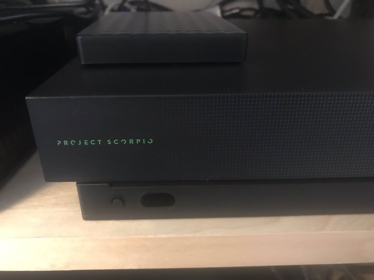 TheRouse's tweet image. Getting this monster set up! Stoked to play some @Xbox One X games in 4K for the first time on my home setup #teamnosticker #XboxOneX