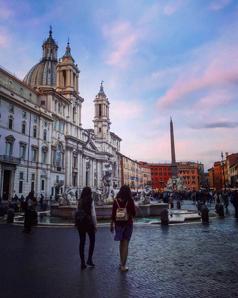 Walking into a dream - Piazza Navona, Roma via @mydailyRome #travel #Italy #beautyfromitaly beautyfromitaly.it
