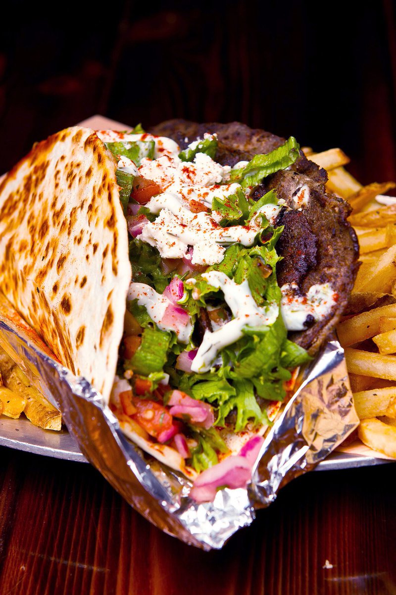 eatBBDs's tweet photo. What pairs best with a Gyro Taco? Fries & a 12 oz. draft beer for just $10, of course. #eatbbds #GyroWednesday https://t.co/mavbRO2MXp