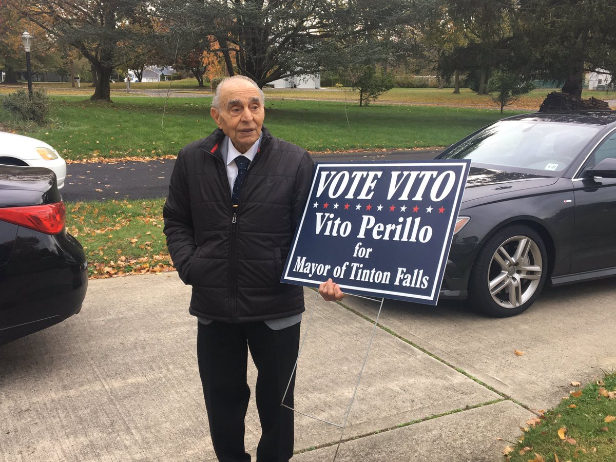 Cool! 93 year old World War II Vito Perillo scores upset election win in New Jersey