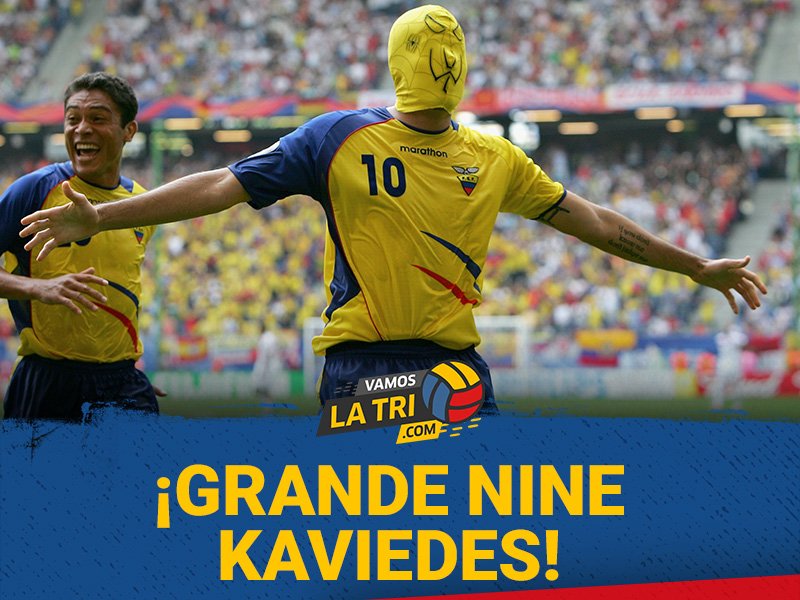 ¡Espectacular FOTO! de Kaviedes recuerda aquel inolvidable GOL que nos llevó al mundial bit.ly/Nine-conmemora…