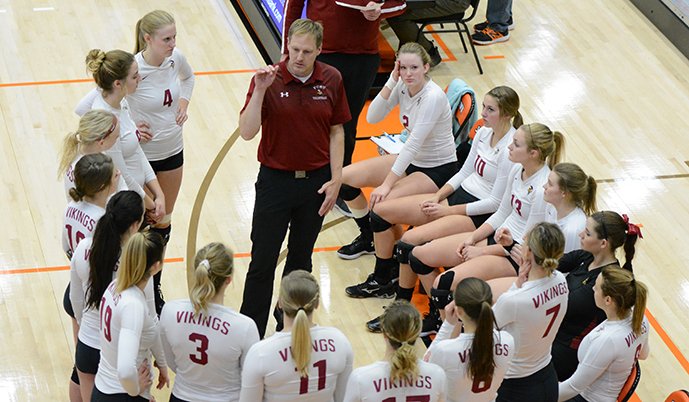 VCSUVikings's tweet photo. VCSU - New Article - Vikings open NSAA Volleyball Tournament Friday as #4 seed
 - https://t.co/ZIS31N3wQq https://t.co/WOCOkUL1Fm