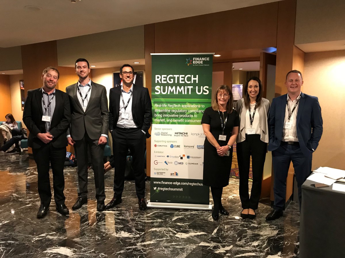 WeAreRegTech's tweet image. IRTA members in action at the @Finance_Edge #RegTechSummit in New York today @weareregtech
