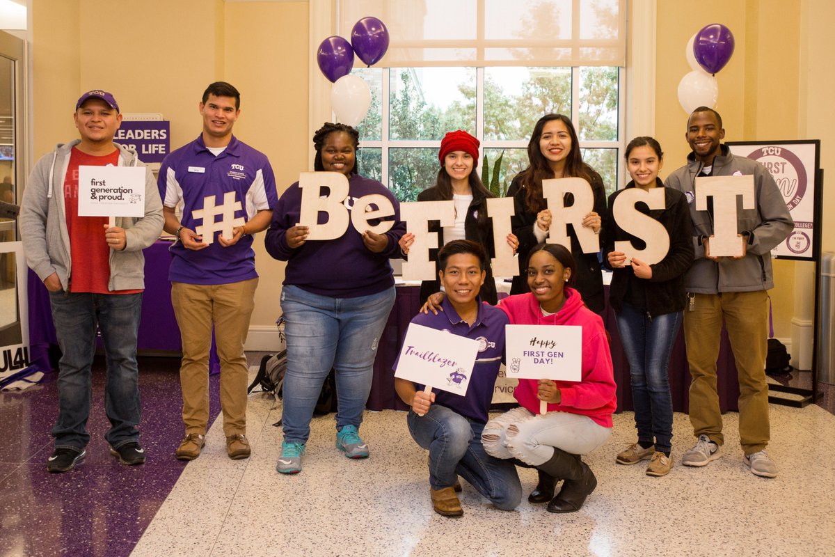 TCU's tweet photo. Today we celebrated the accomplishments of our first-generation students. #TCUfirstgen #CelebrateFirstGen https://t.co/hjO6cdHKLf