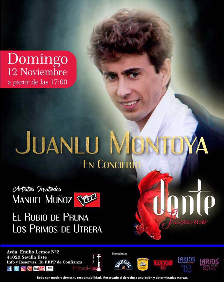 Hoy, tardecita de #flamenco en  <a href="/dantemusicroom/">Cofrade Sevillano</a>.