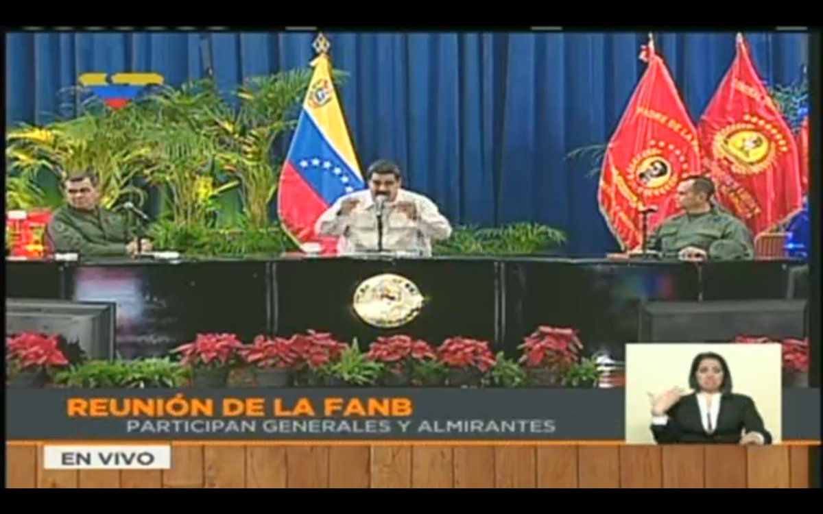 VTVcanal8's tweet photo. #EnDirecto 🔴|  Pdte. @NicolasMaduro: No importaron mis llamados al diálogo con la oposición, ellos buscaron una intervención militar internacional https://t.co/ISc0fP5Xfi