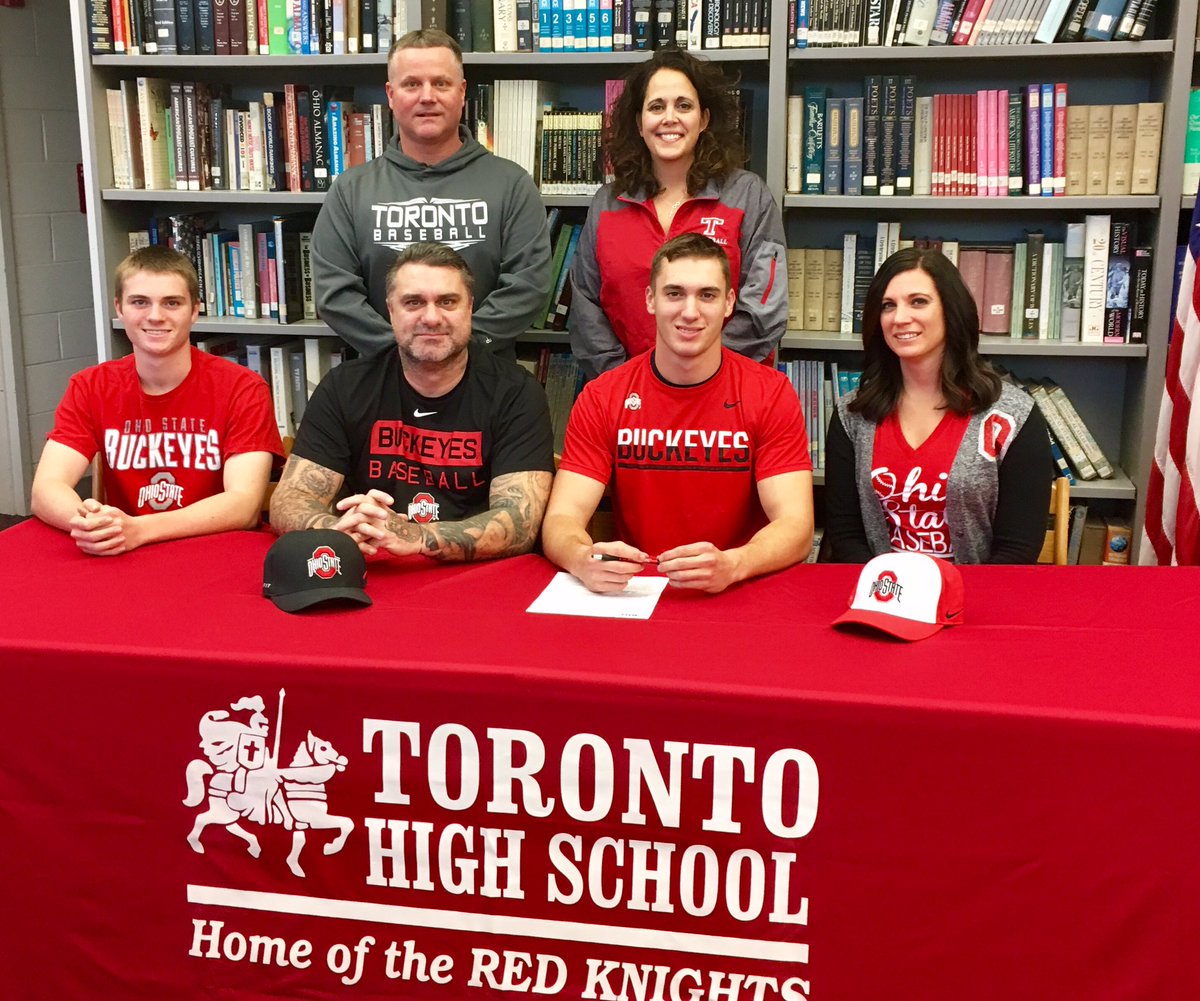 RMetzgerWTOV9's tweet photo. Toronto's Nolan Clegg is officially a Buckeye! Red Knights standout joining the OSU baseball program. https://t.co/IlPpYcpVbk