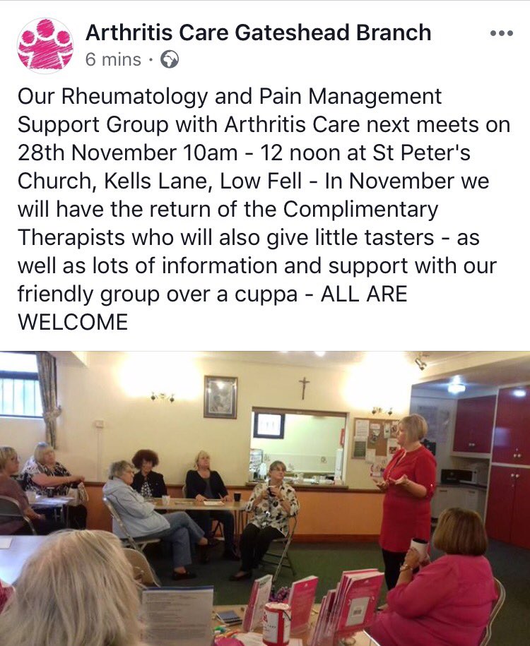 Details of our next community Support Group 28 November 👍