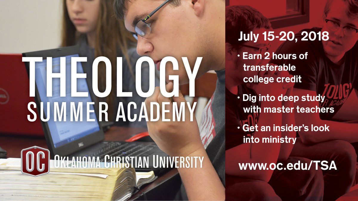 Find out more at oc.edu/TSA! #ocTSA #theologysummeracademy
