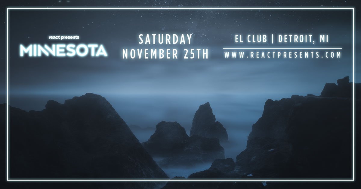 Stoked to be opening up for Minnesota at El Club on 11/25 with the dude <a href="/Spaceship3arth/">Spaceship Earth</a> !!           #bassmusic #Detroit #electronicmusic #detroitbass #michiganEDM