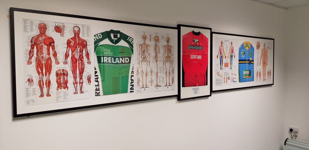AthleteClinic's tweet photo. Hanging a few achievements on the Orthopaedic Treatment Room walls today, gr8 memories with gr8 people over these roads! More to come in 2018. https://t.co/Zt4PMq8d8I