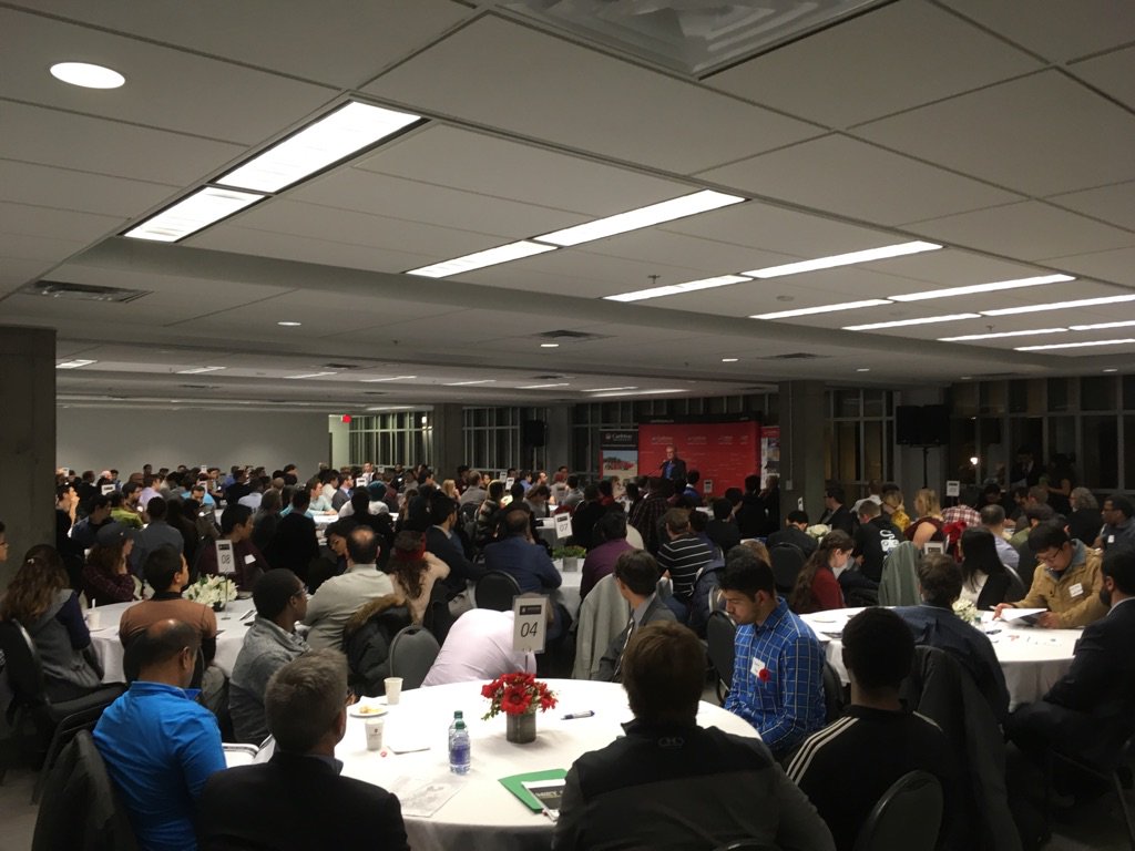 CarletonSSSC's tweet photo. Net Night is underway! We've got a full house of students and professionals ready to network #NetNight2017 https://t.co/BYPTh0xszY