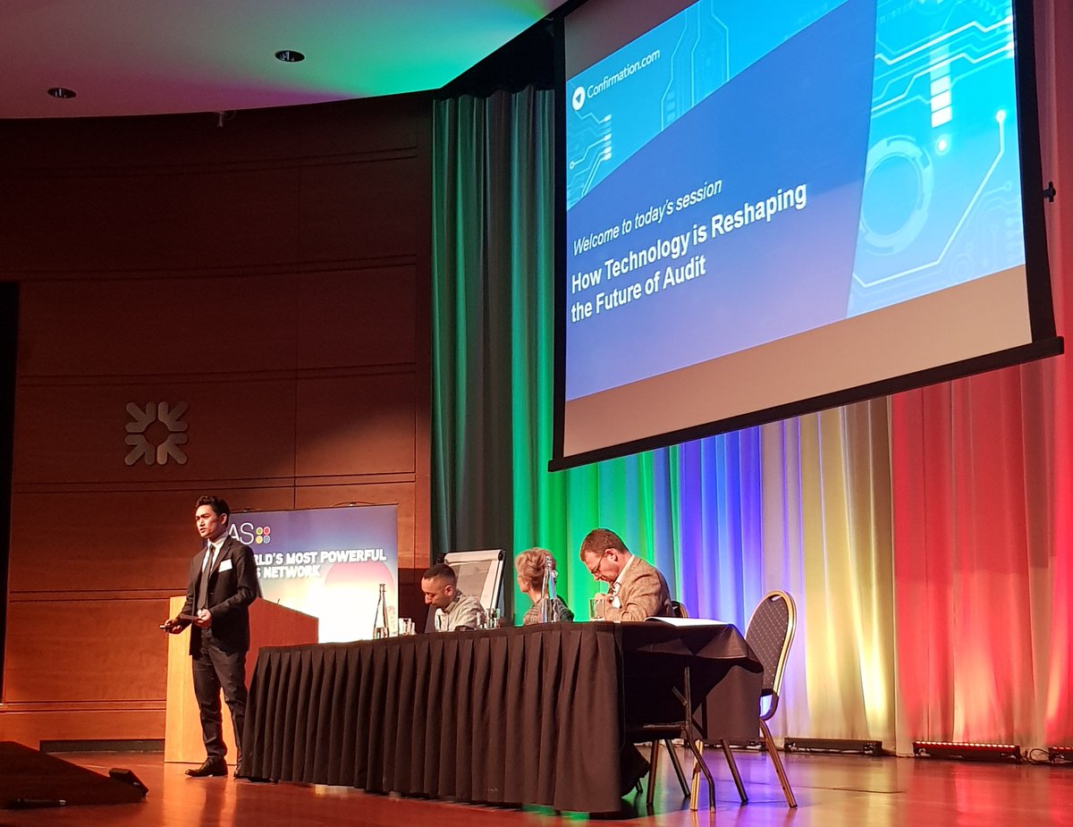 "How Technology is Reshaping the Future of Audit" was our topic today at the ICAS Practitioners Conference in Scotland. #audit #technology